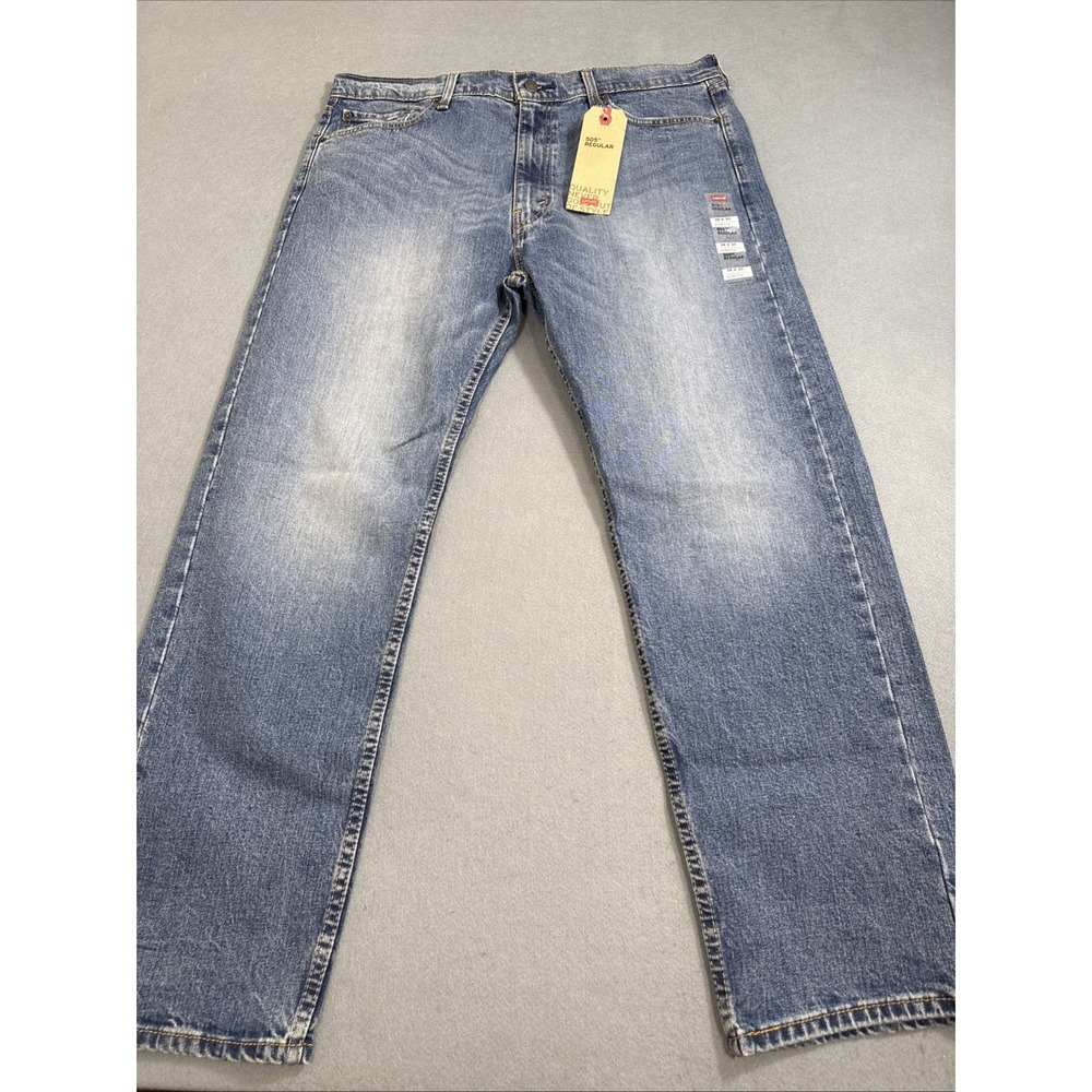 JEANS STRAIGHT LEVI 505  MEN 38X30 Regular Fit  NWT
